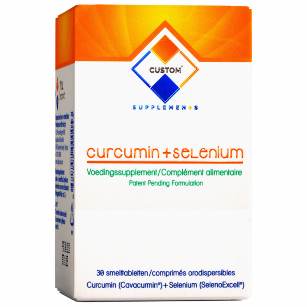 Custom Supplements® 37.5 mg Curcumin + 10 mcg Selenium Orodispersible Tablet