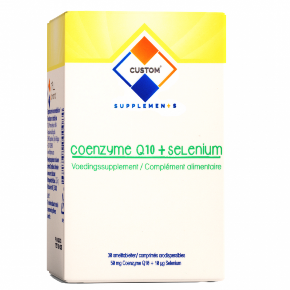 Custom Supplements® 50 mg Coenzyme Q10 + 10 mcg Selenium Orodispersible Tablet